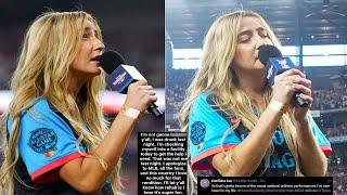 Ingrid Andress Apologizes for Viral National Anthem Performance as She Reveals She Was Drunk