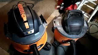 Ridgid NXT 14 Gallon WetDry Vac vs. older 9 gal noise comparison