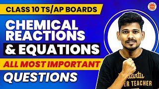 Most Imp Questions  Chemical reactions & Equations Class 10  SSC Chemistry 2025  Ajay Jummidi