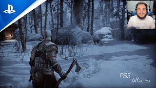 Gameplay com Sidão do Game – God of War Ragnarök Comparativo PS4 e PS5  #LiveFromPS5
