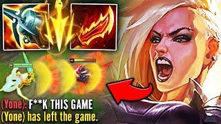 THIS KAYLE BUILD IS SO BROKEN IT MADE YONE RAGE QUIT STACK ON-HIT ITEMS