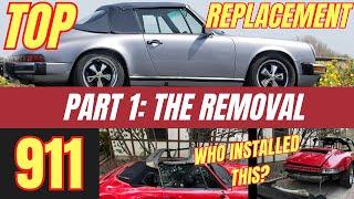 Porsche 911 Convertible Top Replacement - Part 1