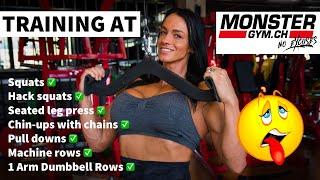 Pull ups with Chains   Squats  Monster Workout  Cindy Landolt