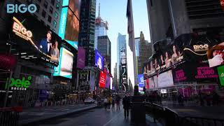 BIGO TOP Broadcasters on Times Square Billboards  BIGO LIVE  BIGO AWARDS GALA 2021