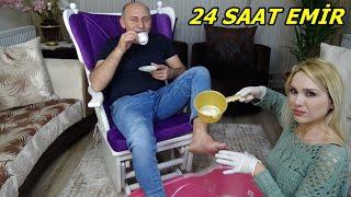 24 SAAT EMİR VERME VLOG KOCAMIN 24 SAAT EMRİNDEYİM RUKİYE ÇETİNKAYA