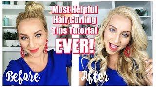 Most Helpful Hair Curling Tips Tutorial EVER + How to Style Dirty Hair