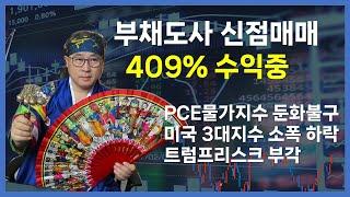 해외선물 실시간방송 07011 해외선물 부채도사 신점매매 PCE물가지수 둔화불구 미국 3대지수 소폭 하락 트럼프리스크 부각#단타귀신 #항셍 #나스닥