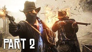 Red Dead Redemption 2 Gameplay Walkthrough Part 2 - ROBBING A TRAIN RDR 2 PS4 Pro Gameplay