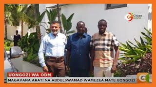 Raila akutana na magavana Simba Arati na Abdulswamad Nassir katika kaunti ya Mombasa