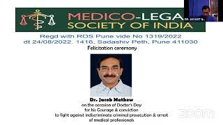 felicitation of Dr.Jacob Mathew