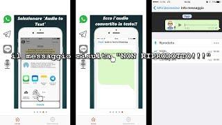 Spiare messaggi vocali WhatsApp - Audio to Text for WhatsApp - iOS