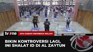 Penampakan Sholat Idul Adha di Ponpes Al Zaytun Wanita Berdiri Sejajar  AKIM tvOne