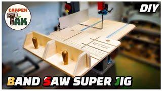 AWESOME Making multi function sled jigs for band saws Wood turning  Woodworking  DIY