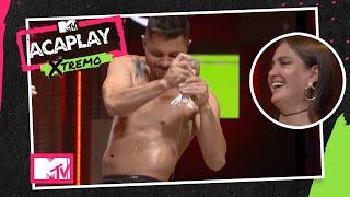 Jey se ACEITA EL CUERPO para ponerse un vestido de Celia Lora  MTV Acaplay Xtremo