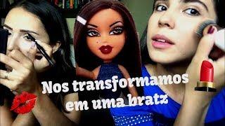 DESAFIO MAKE DA BONECA BRATZ com RAFAELA KUFF