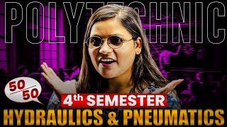 Hydraulics and Pneumatics  UPBTE Polytechnic Fourth 4th Semester  Mechanical 4th Semester