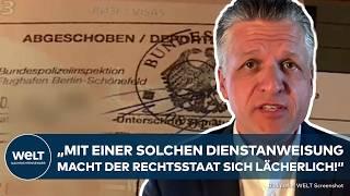 THORSTEN FREI Totally unacceptable - criticism of the deportation policy of the gouvernment