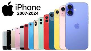 Evolution of iPhone 2007 to 2024  4K