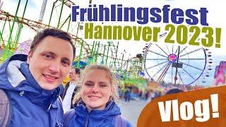 Die neueste mobile Achterbahn in Deutschland   Frühlingsfest Hannover Vlog 2023