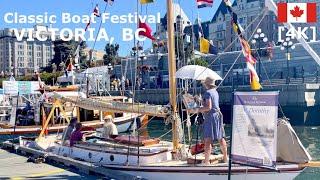 4k Classic Boat Festival  Victoria BC Canada 2024