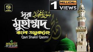 047 সূরা মুহাম্মদ  Surah Muhammad  محمد অনুবাদ   Qari Shakir Qasmi  mahfuz art of nature