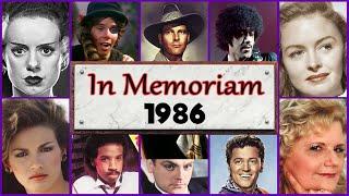 Famous Faces We Lost in 1986  In Memoriam 1986