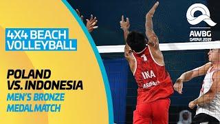 Beach Volleyball 4x4 - Poland vs Indonesia  Mens Bronze Medal Match  ANOC World Beach Games 2019