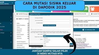 CARA MUTASI SISWA PINDAH KE SEKOLAH LAIN DI DAPODK 2025