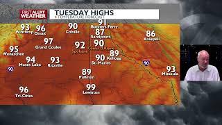 Spokane and Coeur dAlene forecast