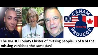 The Idaho County ID Cluster. Three People Vanished on the same day miles apart and are never found