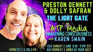 Preston Dennett and Dolly Safran on ATP Media with KAren Swain