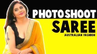 Yellow Saree Photo Shoot Of Shreejita  Review & Rating  Australian Fashion  Expression Video R&M