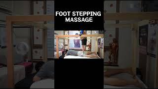 Painful but refreshing FOOT STEPPING MASSAGE