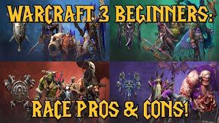 Warcraft 3 Beginners All Races PROS and CONS