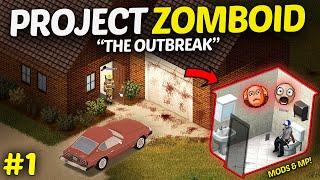 THE OUTBREAK - Lets Play Project Zomboid Modded MP - Ep.1