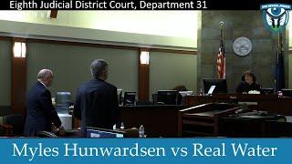 Myles Hunwardsen vs Real Water February 15 2024