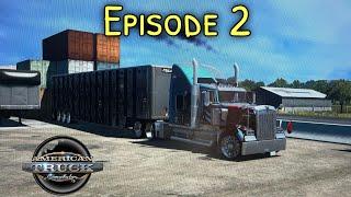 TRANSPORTING COWS  BROUGHT MY FIRST TRAILER - American Truck Simulator Episode 2