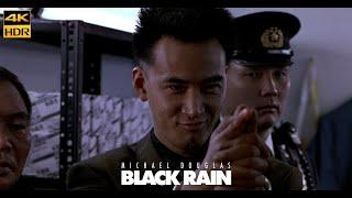Black Rain 1989 And I do speak F English Scene Movie Clip Upscale 4k UHD HDR Michael Douglas