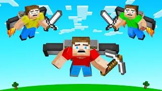 HUNTERS vs SPEEDRUNNER With JETPACKS Minecraft