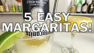 5 x EASY MARGARITA COCKTAIL RECIPES