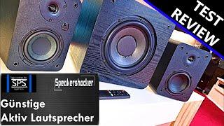 Günstige Lautsprecher mit Subwoofer Test VULKKANO A4 ARC SUB8  Review  Soundcheck  Basstest.