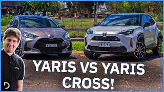 Should I Buy A 2024 Toyota Yaris Or A Toyota Yaris Cross? Hatchback VS SUV comparison  Drive.com.au