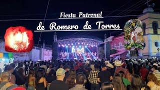 Fiesta Patronal de Romero de Torres en el Baile y la quema del Castillo muy bonito Zamora Aventurero