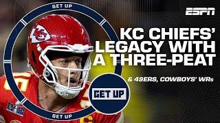 Patrick Mahomes ALREADY THE GOAT with a 3-peat?  + Brandon Aiyuk & CeeDee Lambs future  Get Up