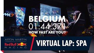 @citrix Virtual Lap Max Verstappen at the Belgian Grand Prix