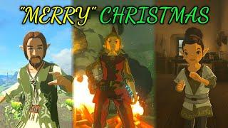 Santa TERRORIZES Hateno Village  Zelda Tears of the Kingdom