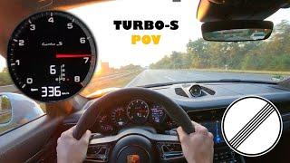 PORSCHE 911 TURBO-S POV  GERMAN AUTOBAHN