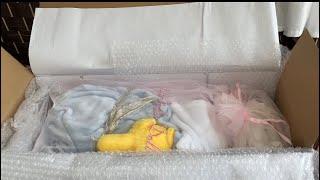 HE’S HERE My 1st Claire Taylor Doll ️️ Silicone Baby Box Opening  Reborn Baby Box Opening