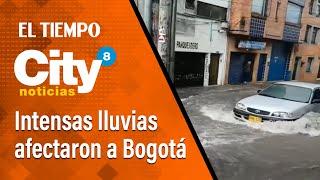 Intensas lluvias afectaron varios sectores de Bogotá