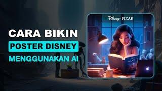 Cara Buat Poster Disney Pixar Menggunakan AI - Tutorial Gambar Animasi Disney